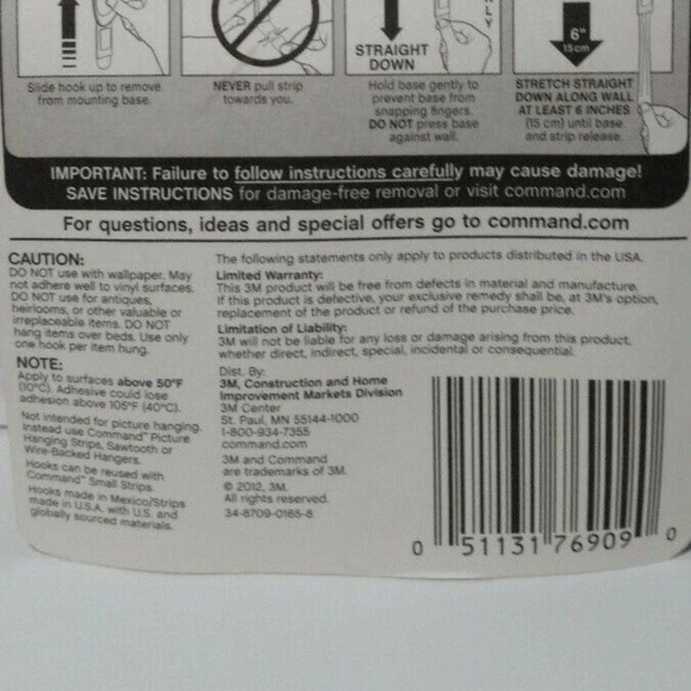 Command Damage Free Hooks General Purpose 2 Sets